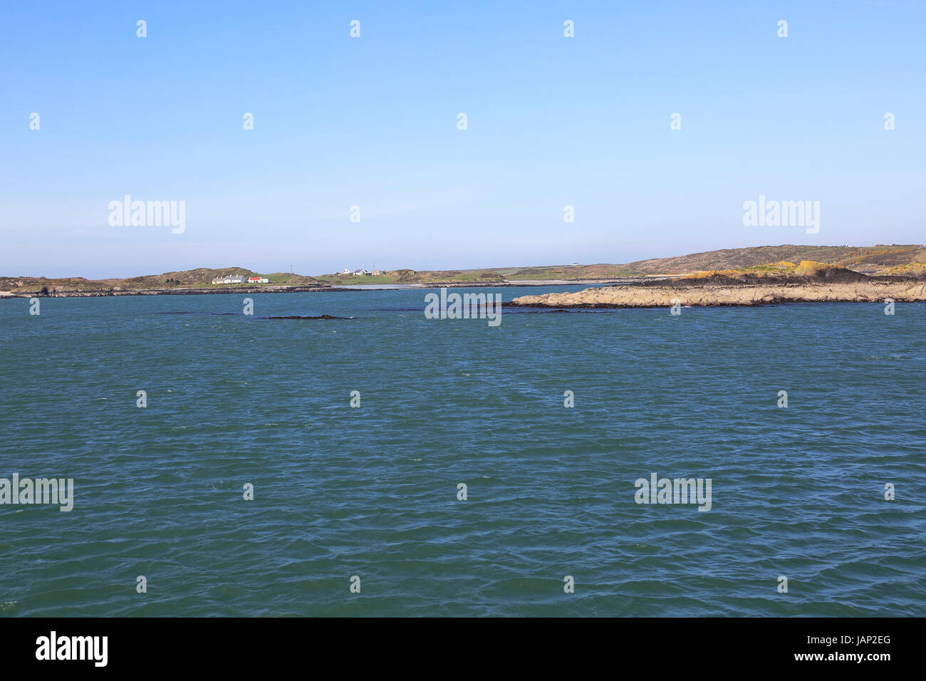 Houses on Hare Island, Roaringwater Bay, County Cork, Ireland, Irish