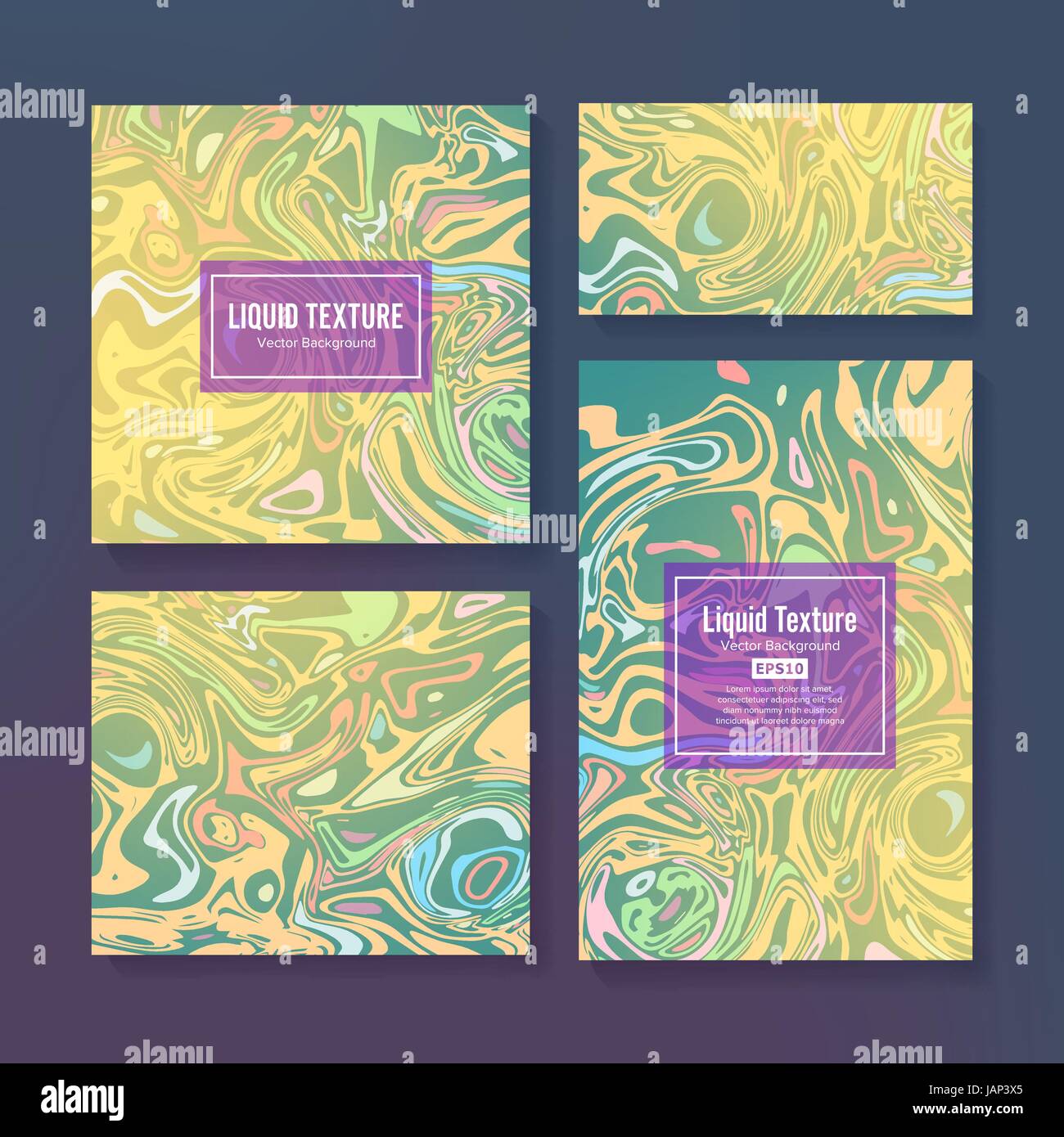 Craft Liquid Texture Vector. Abstract Colorful Background Stock Vector ...