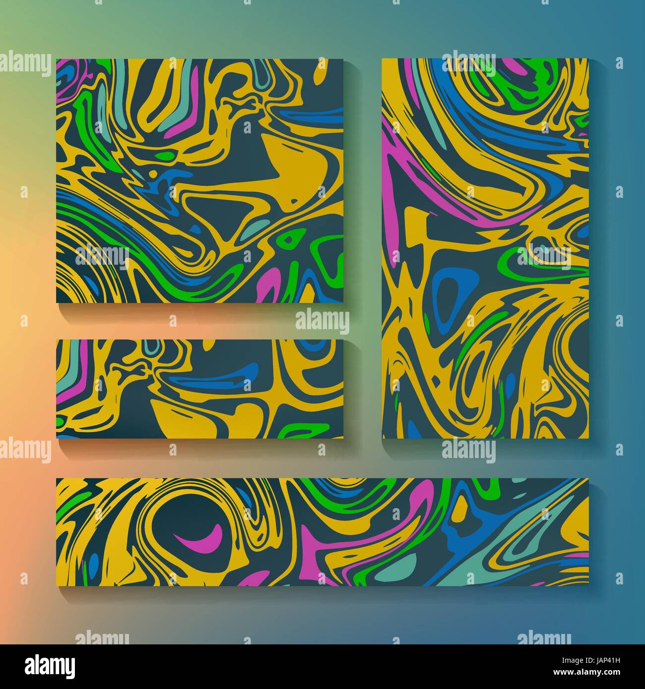 Craft Liquid Texture Vector. Abstract Colorful Background Stock Vector ...
