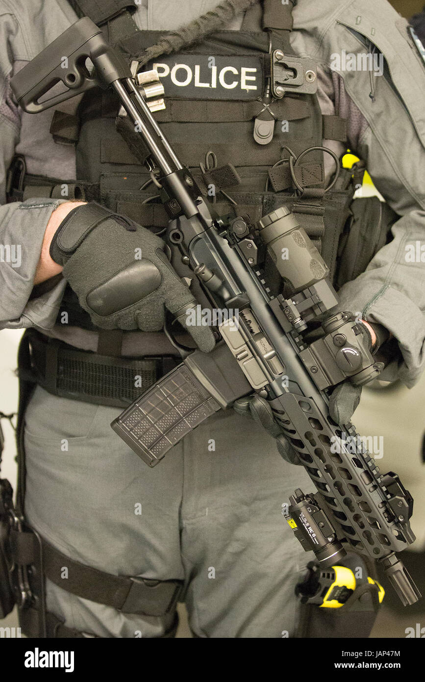 CTSFO Armed Police Officer's Stock Photo