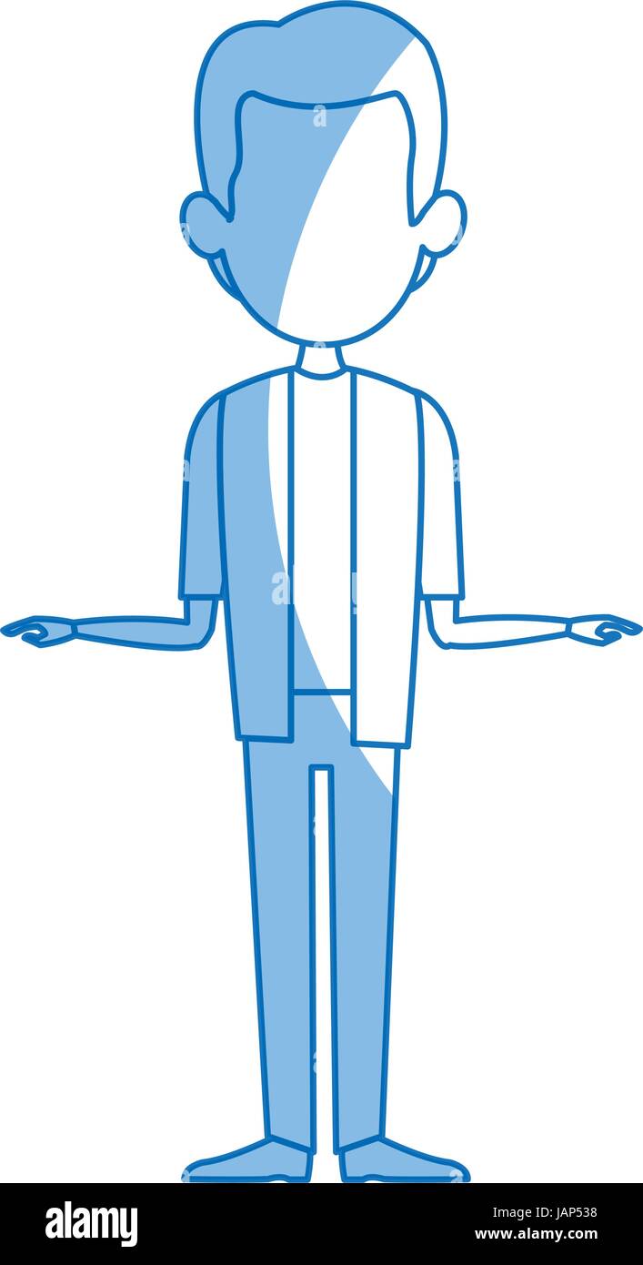 man facelessfigure icon flat style image Stock Vector Image & Art - Alamy