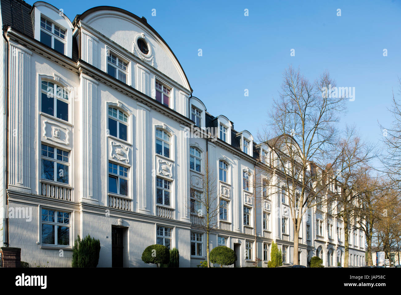 Deutschland, Nordrhein-Westfalen, Wuppertal, Elberfeld-West, Wohnquartier Brill (Briller Viertel), Bayreuther Strasse 52, Baudenmal 755 Stock Photo