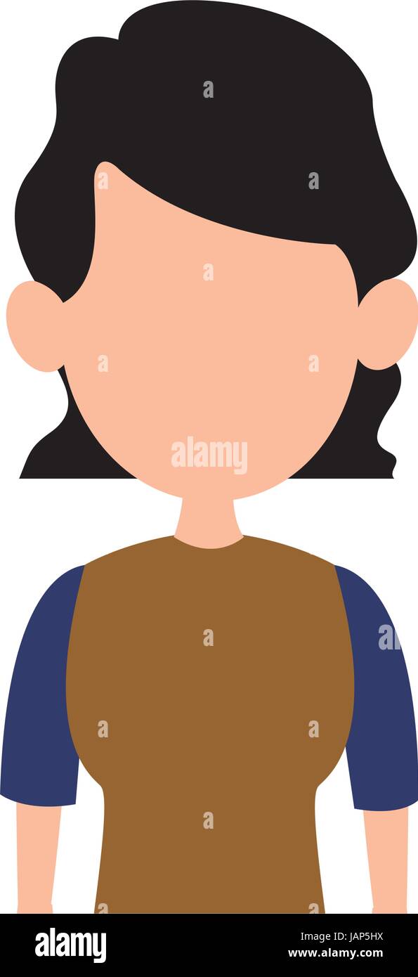 woman profile icon avatar style female portrait girl vector ...