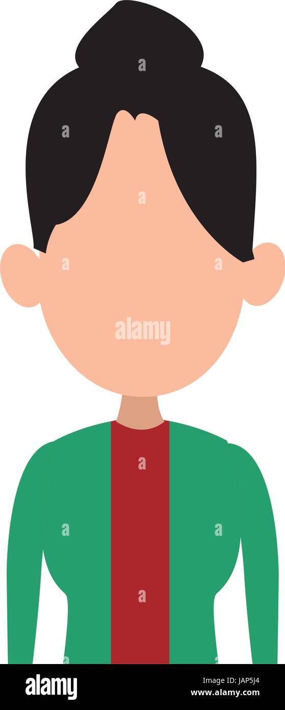 woman profile icon avatar style female portrait girl vector ...