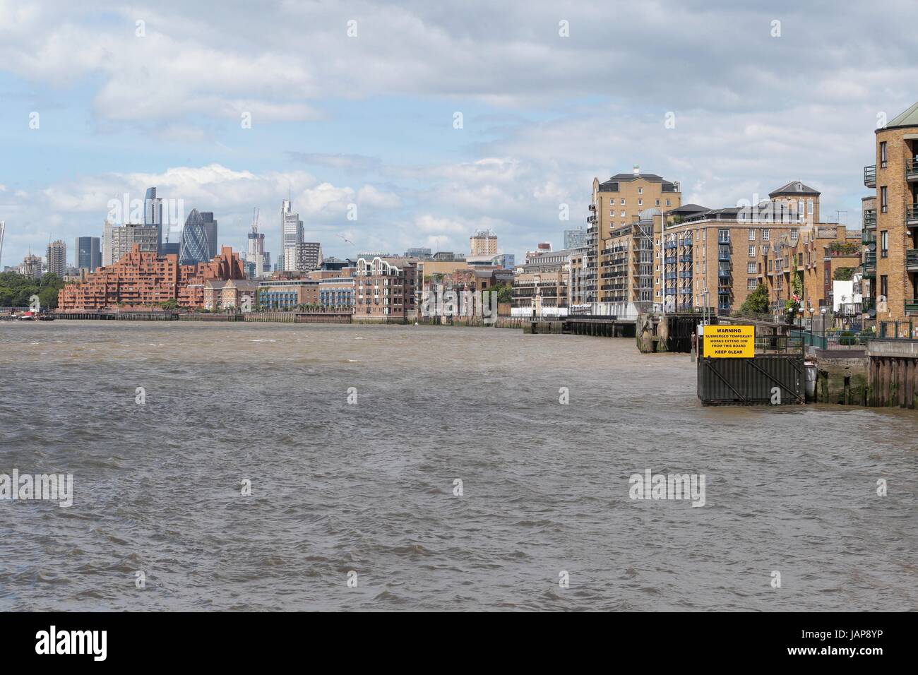 River Thames at Limehouse Stock Photo Alamy