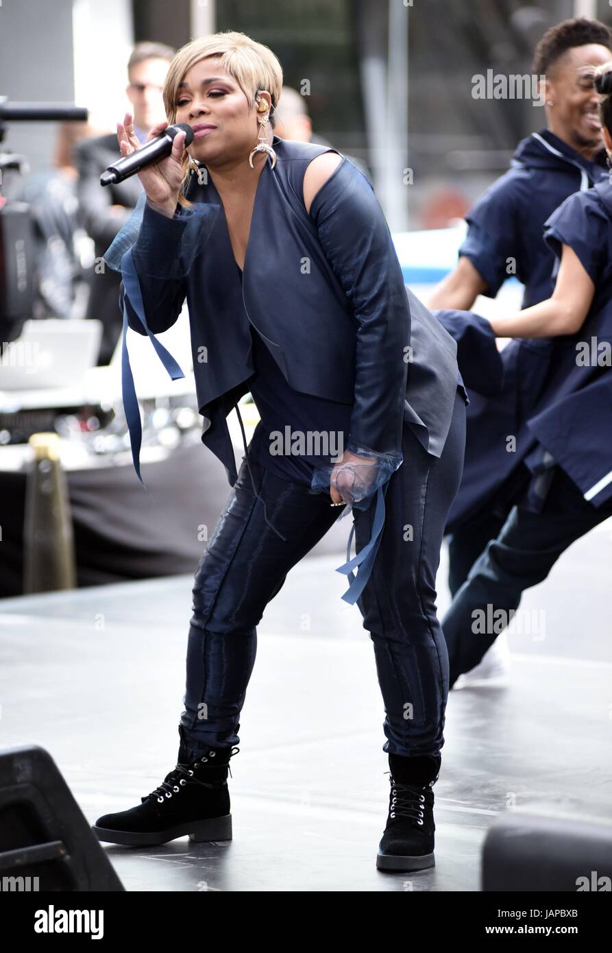 New York, NY, USA. 7th June, 2017. TLC, Tionne TBoz Watkins on stage