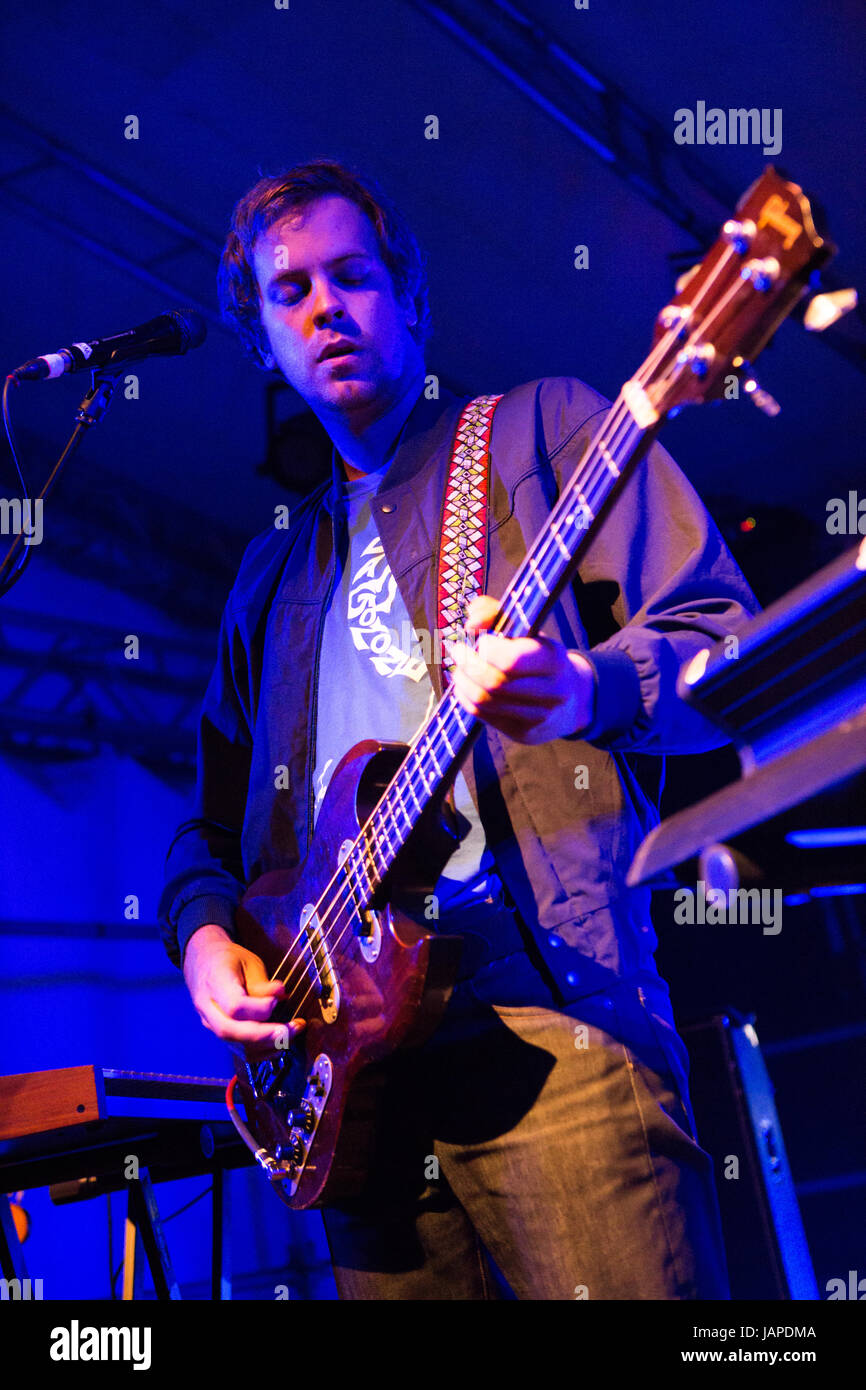 Milan Italy. 06th June 2017. The Australian psychedelic rock band POND performs live on stage at