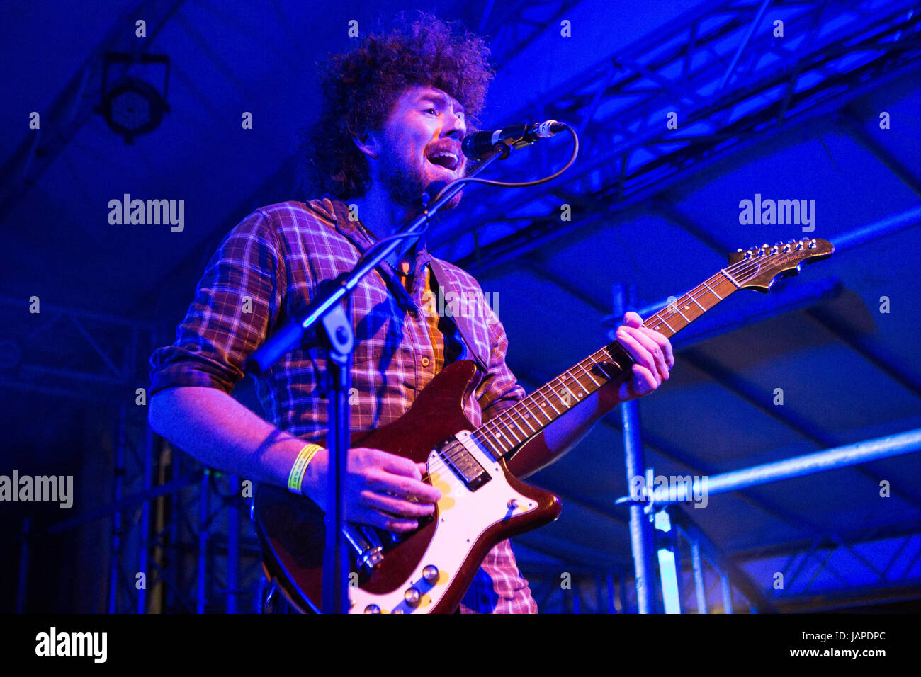 Milan Italy. 06th June 2017. The Australian psychedelic rock band POND performs live on stage at Circolo Magnolia during 'The Weather Tour' Credit: Rodolfo Sassano/Alamy Live News Stock Photo