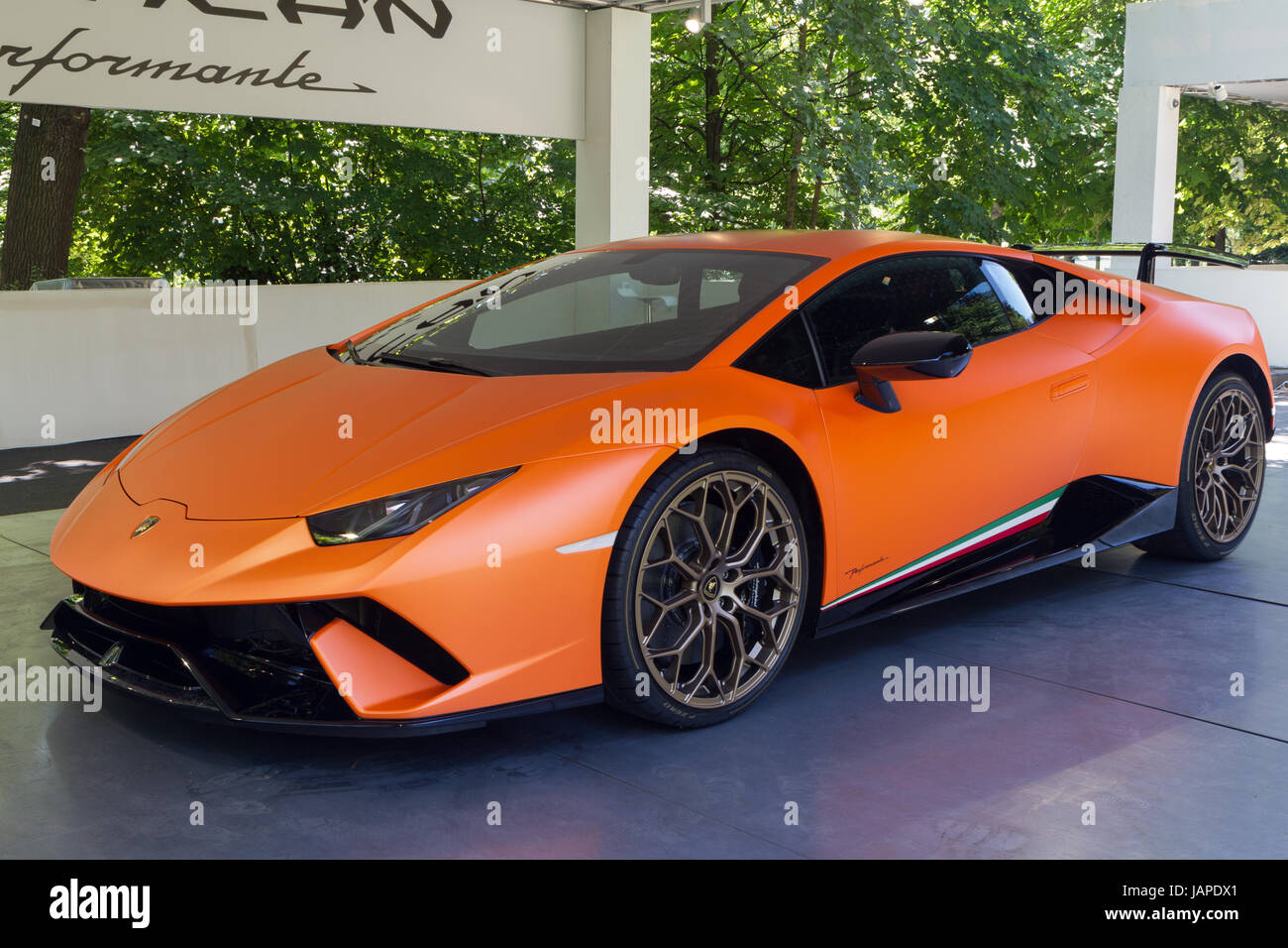 Turin, Italy, 7th June 2017. A Huracan Performante. Third