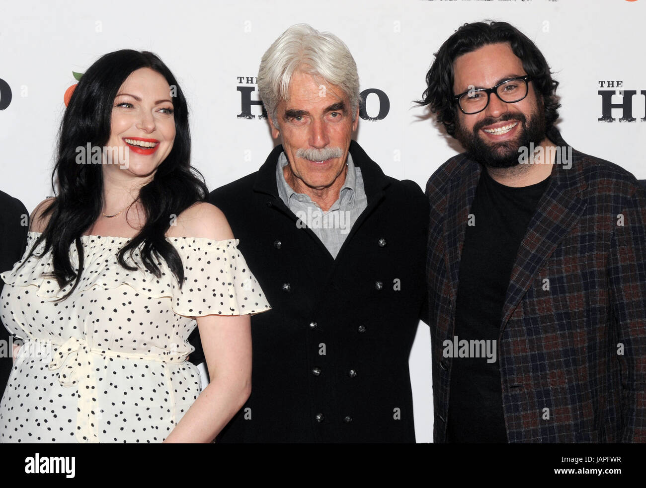 New York, NY, USA. 07th June, 2017. Laura Prepon, Sam Elliott and Brett Haley at 'The Hero' New York Premiere at the Whitby Hotel on June 7, 2017 in New York City. Credit: John Palmer/Media Punch/Alamy Live News Stock Photo