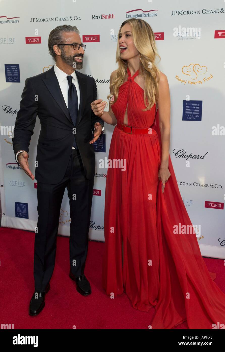 New York, NY, USA. 7th June, 2017. Ramzi Musallam, Petra Nemcova at