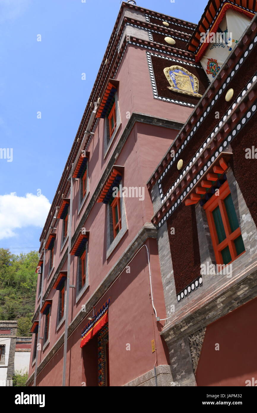 Exning Monastery June 7, 2017 - Xining, Xining, China - Xining, CHINA-June 7 2017 ...
