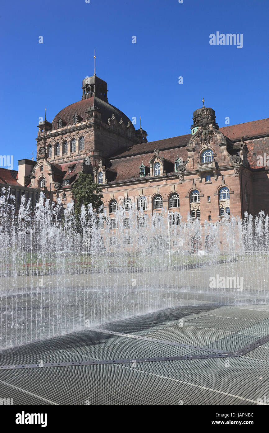 Nuremberg, The Staatstheater Nuernberg is a theatre building in Nuremberg. One of the largest theatres in Germany, it is housed in the Opernhaus, Midd Stock Photo