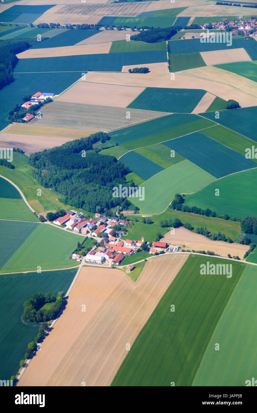 Germany, Bavaria, farmland, villages, aerial view Stock Photo Alamy