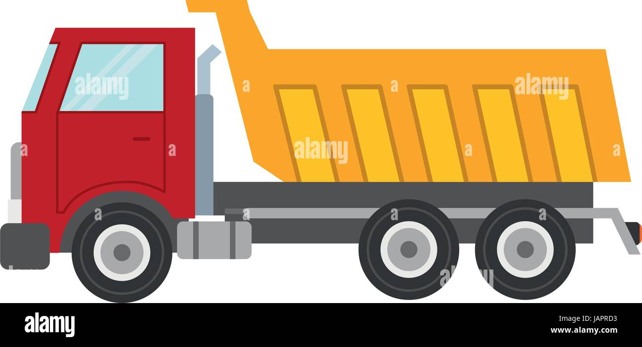 dump truck icon Stock Vector Image & Art - Alamy
