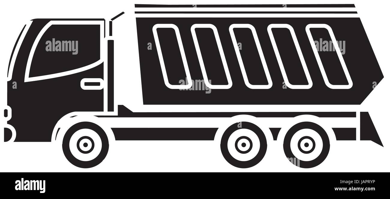 trash truck icon Stock Vector Image & Art Alamy