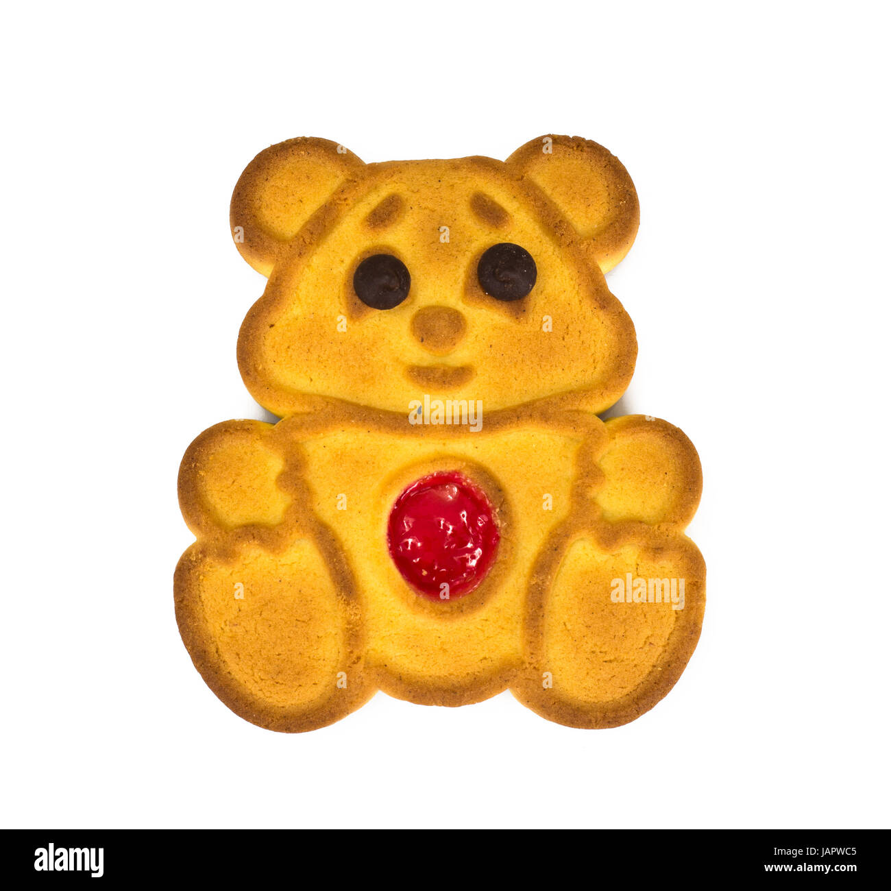 Baking for childrencookies Bears with marmalade and chocolate Stock Photo Alamy