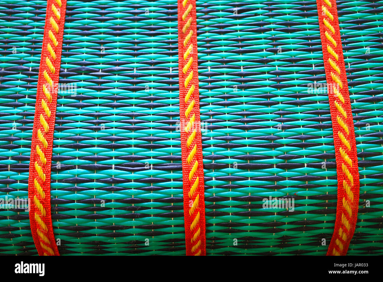Texture of thai native weave mat Stock Photo Alamy