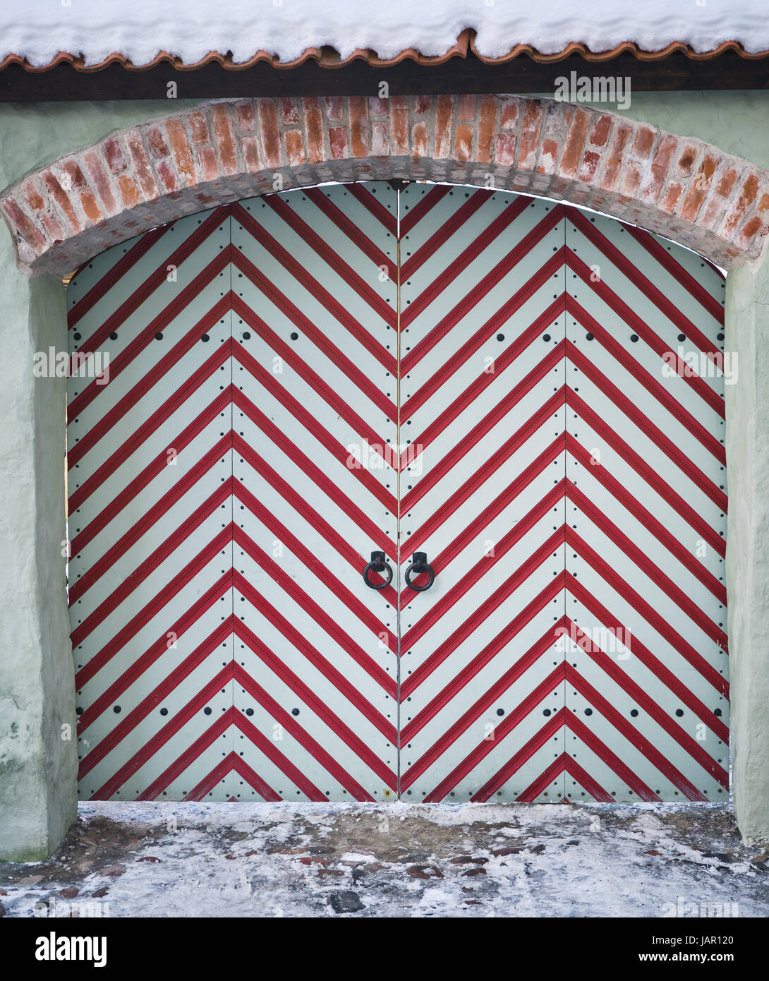 Ancient wooden gate, close up Stock Photo Alamy