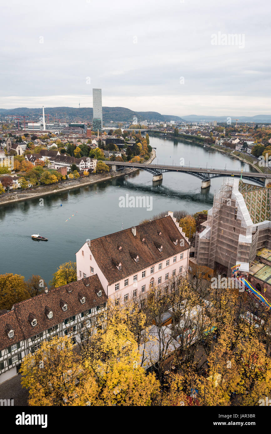 Basel switzerland cityscape Stock Photo