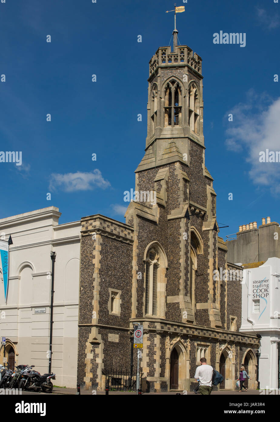 Old church now Centre for Contempory Arts in Duke Street, Brighton, East Sussex, England Stock Photo