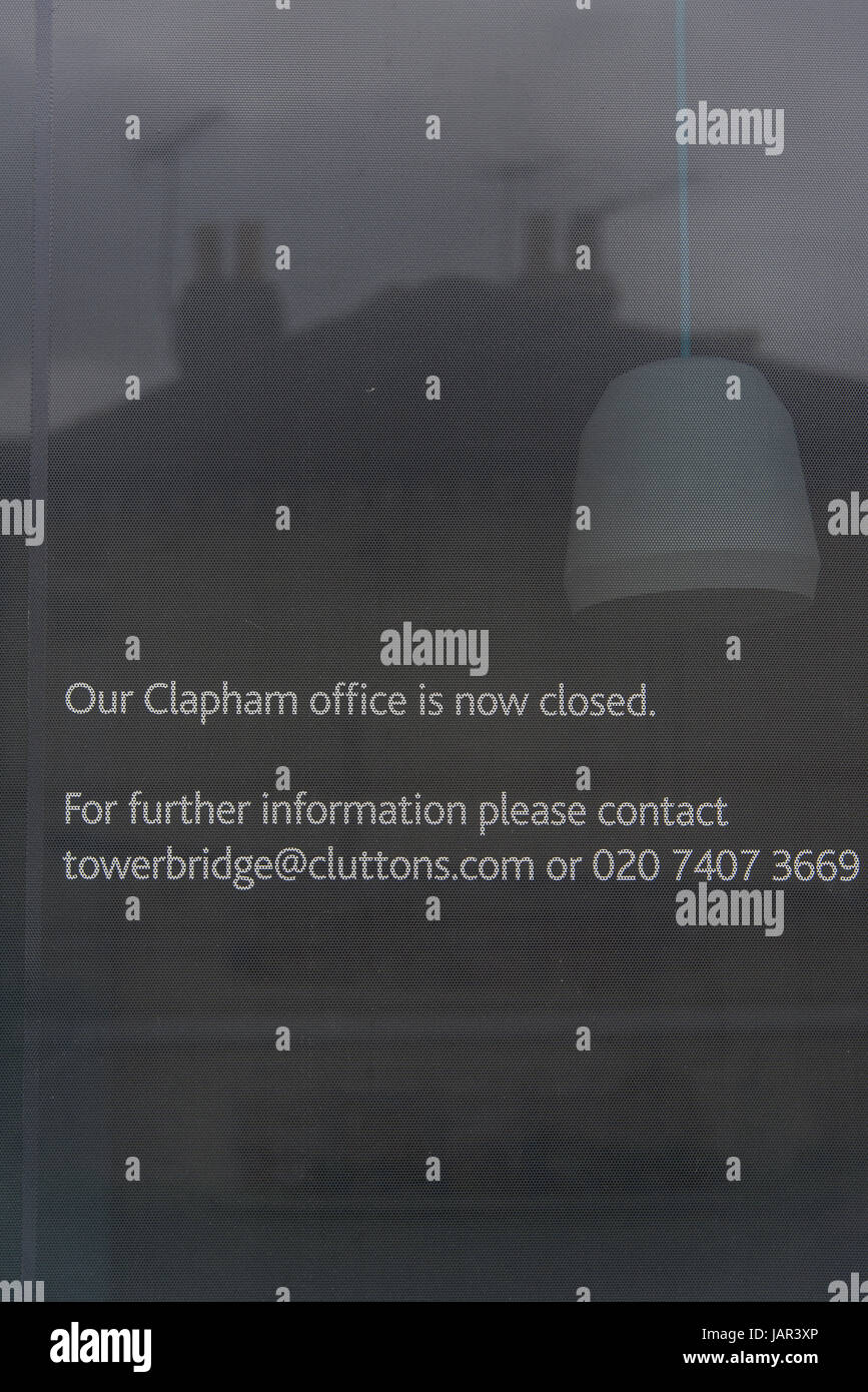 A branch of Cluttons estate agents closes in Northcote Road, Clapham ...