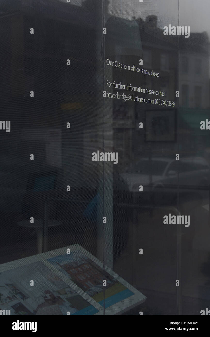 A branch of Cluttons estate agents closes in Northcote Road, Clapham ...