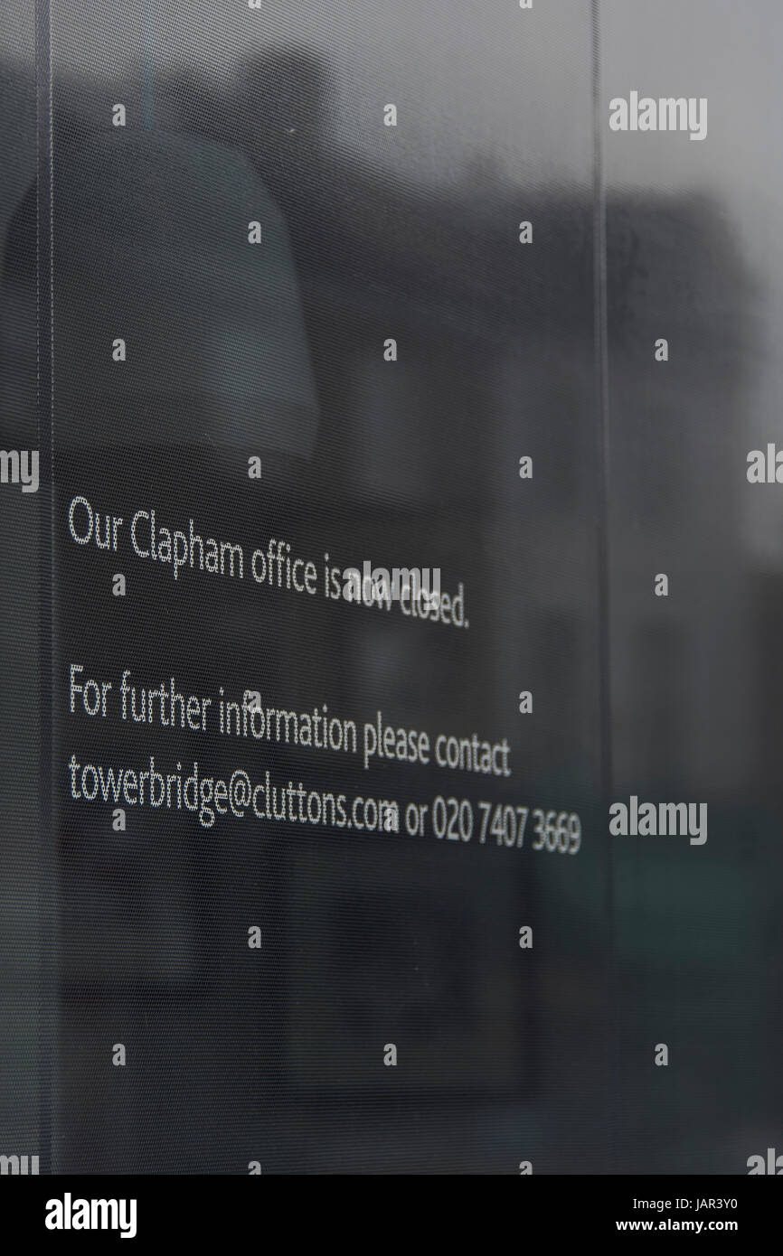 A branch of Cluttons estate agents closes in Northcote Road, Clapham ...