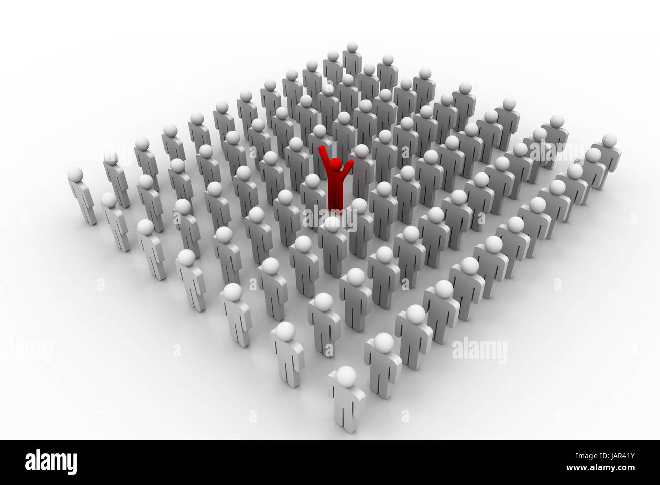 Stand Out From The Crowd Stock Photo Alamy