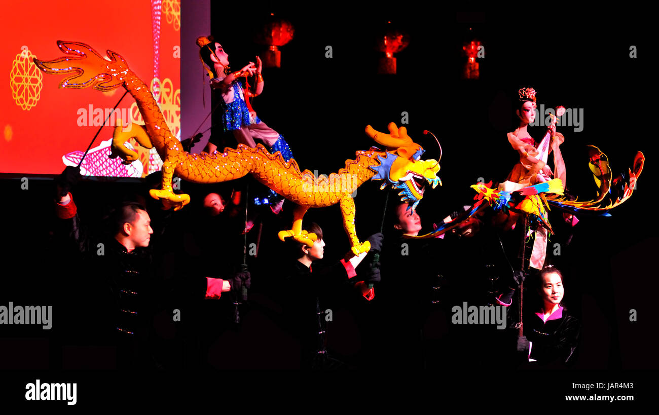 Guangzhou Chinese Puppet Show Stock Photo - Alamy