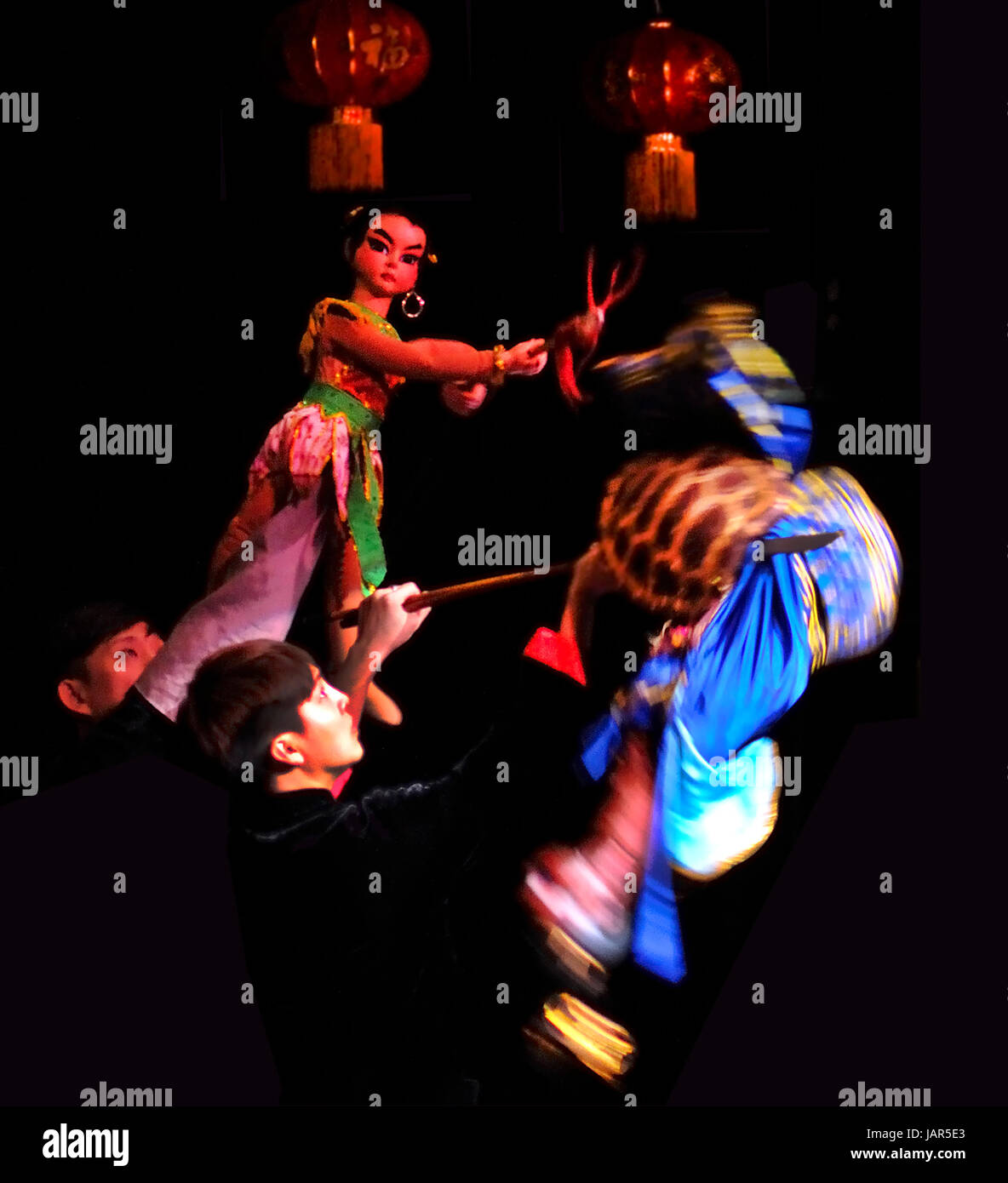 Guangzhou Chinese Puppet Show Stock Photo - Alamy