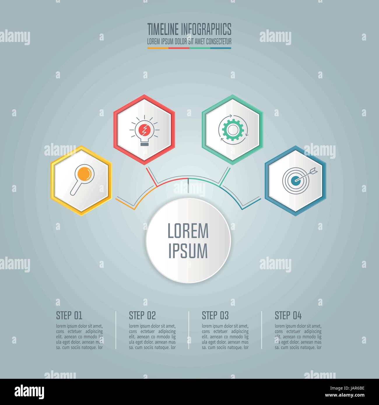 Creative concept for infographic. Timeline infographic design vector ...