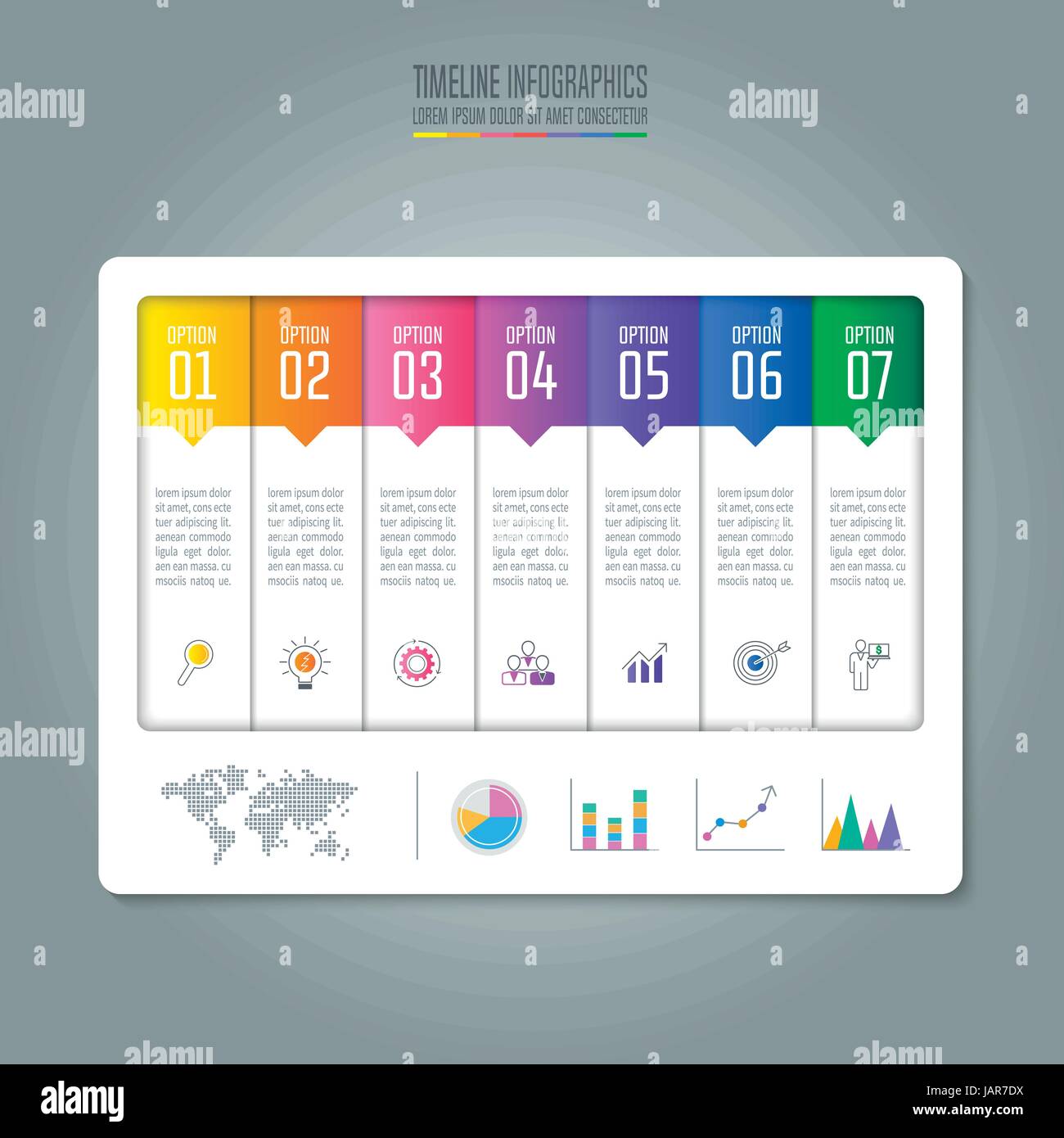 Creative concept for infographic. Timeline infographic design vector ...