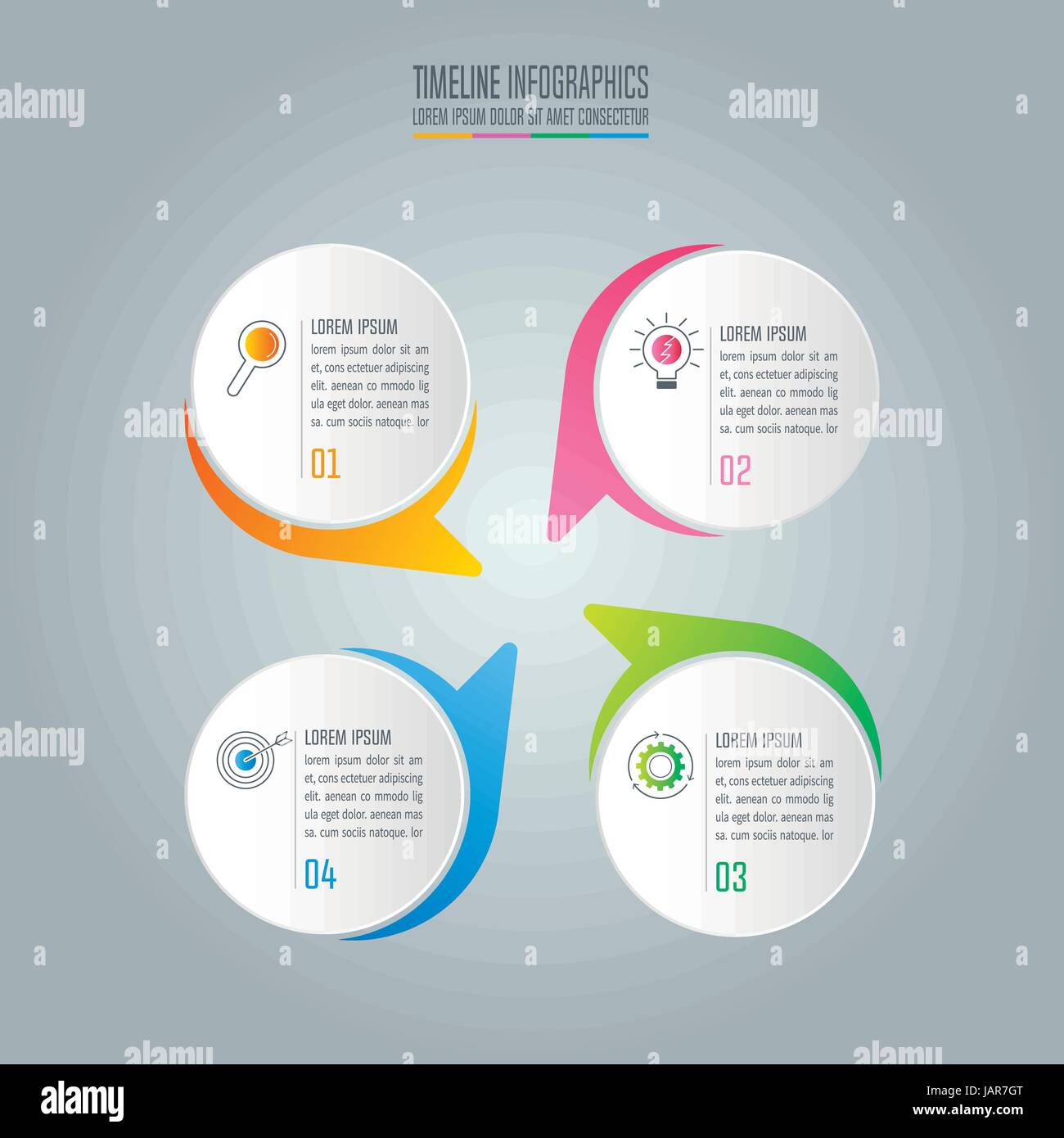 Creative concept for infographic. Timeline infographic design vector ...