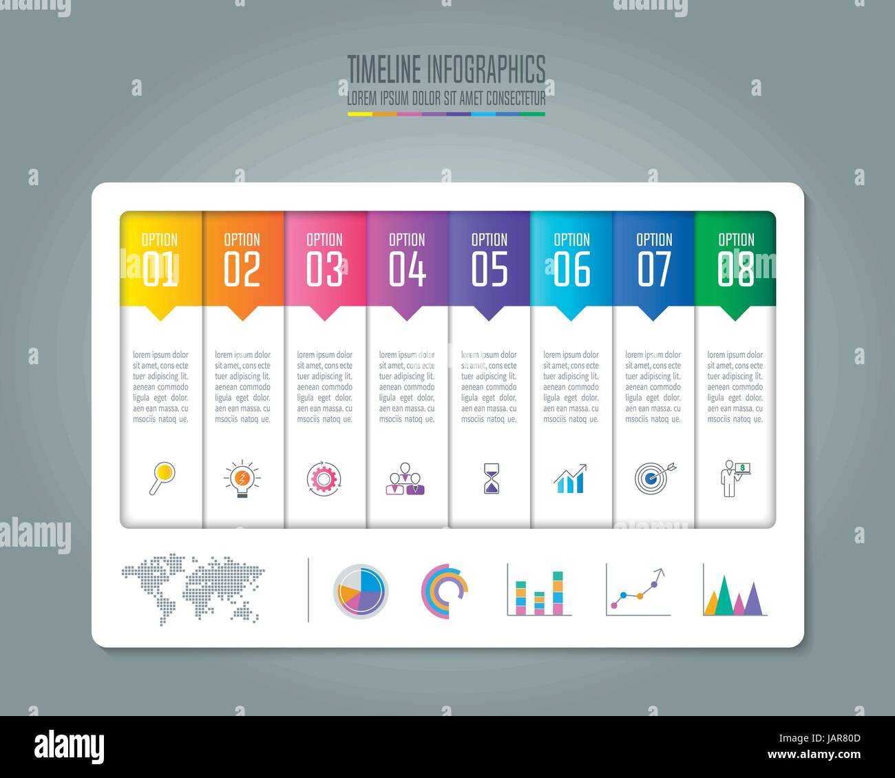 Creative concept for infographic. Timeline infographic design vector ...