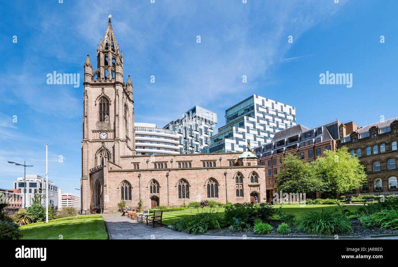 Liverpool Parish Church of Our Lady and Saint Nicholas, St Nick's or The Sailors' Church Stock Photo