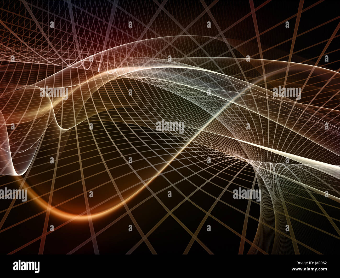 Fractal Realms series. Abstract design made of fractal elements, grids ...