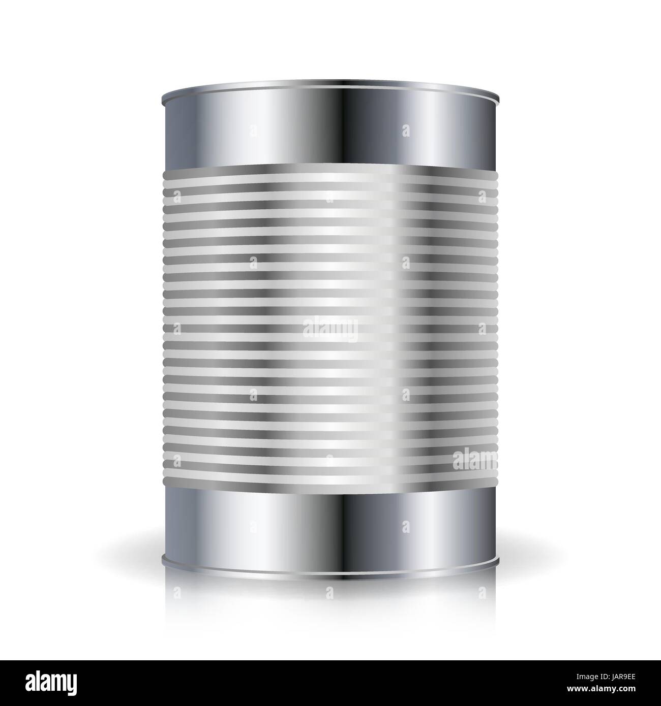 metallic cans vector food tincan ribbed metal tin can canned food