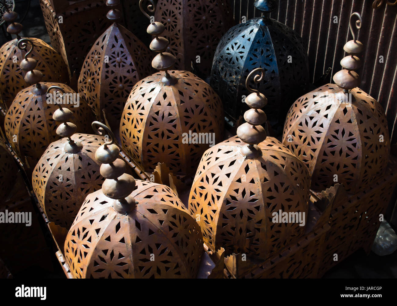 morocco lamps Stock Photo