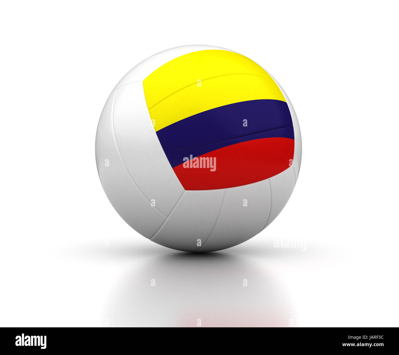 Colombian Volleyball Team (isolated with clipping path Stock Photo - Alamy