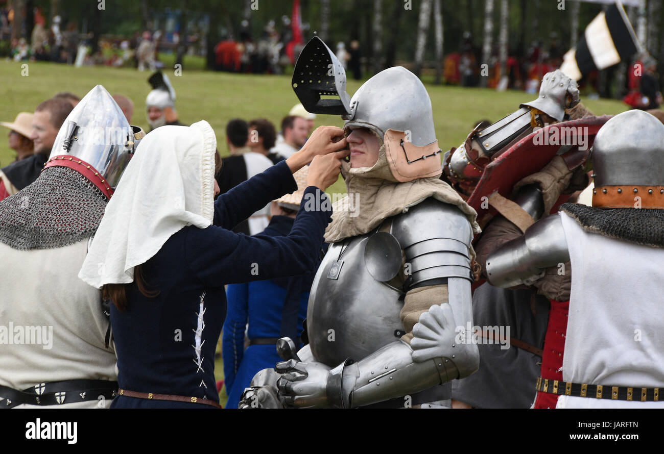 Polish knight helmet hi-res stock photography and images - Alamy