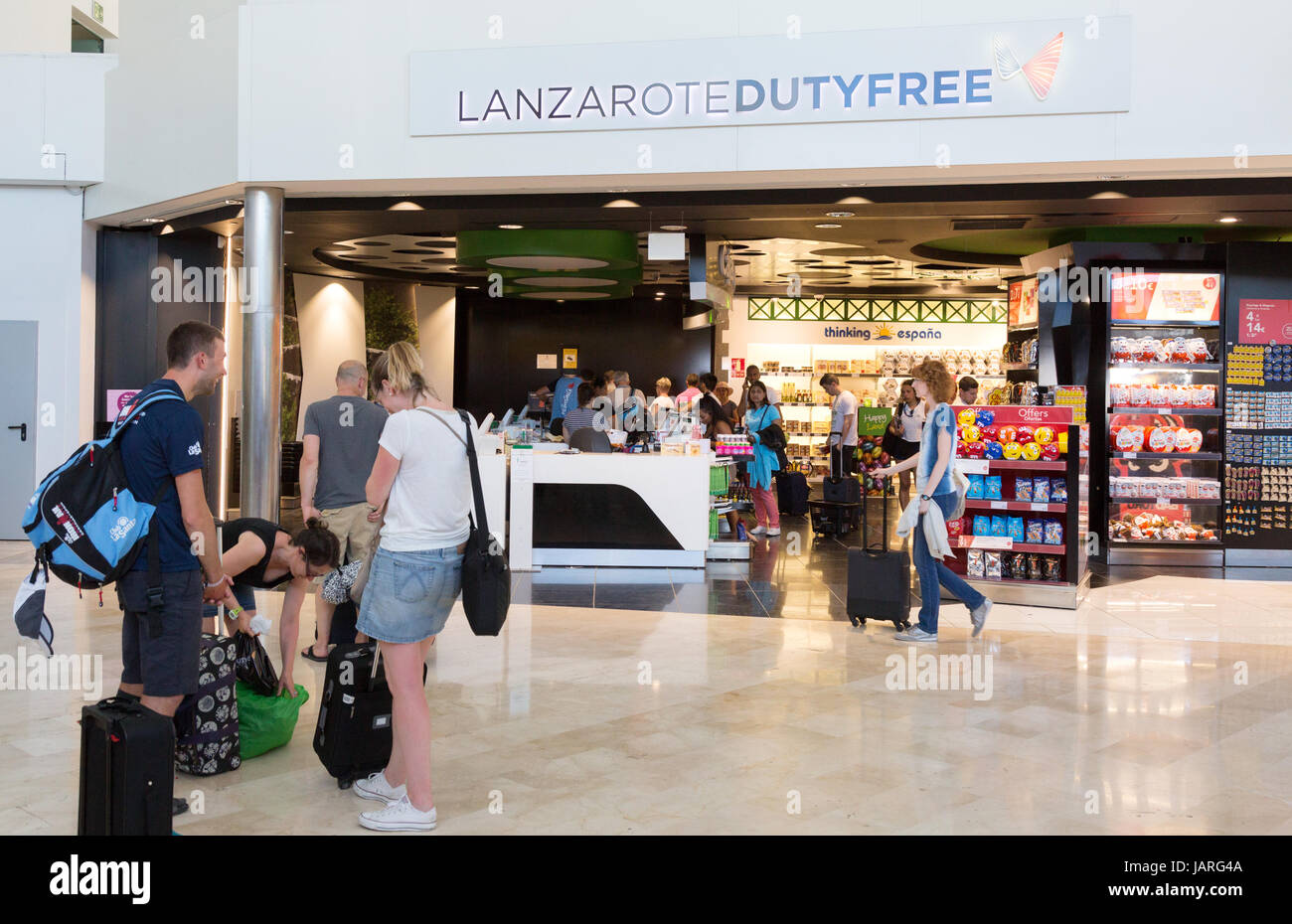 Lanzarote duty free hi-res stock photography and images