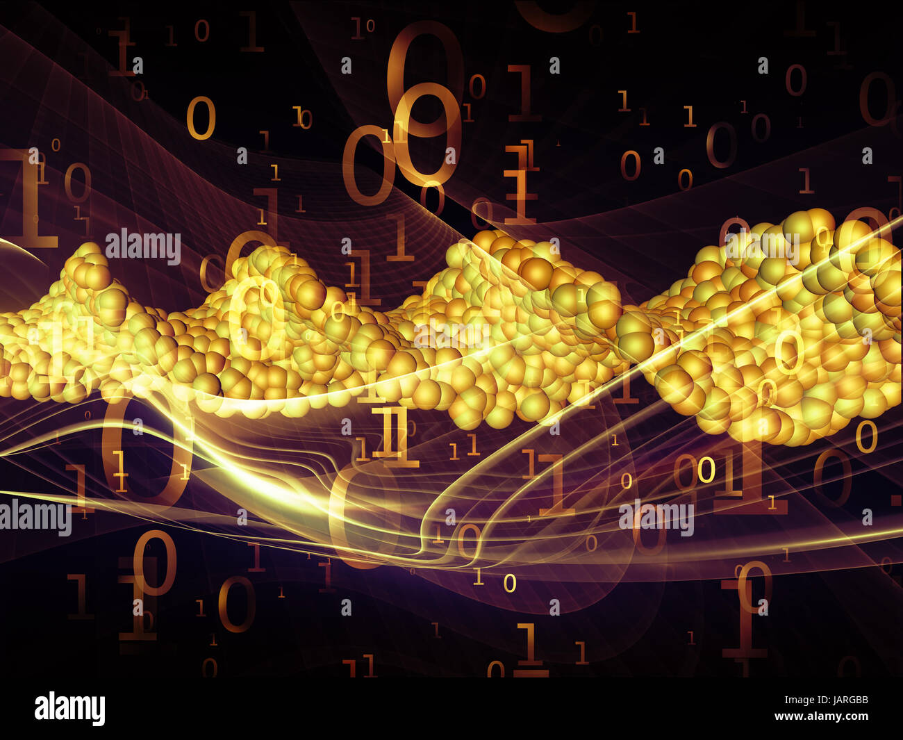 Fractal Realms series. Composition of fractal elements, grids and ...