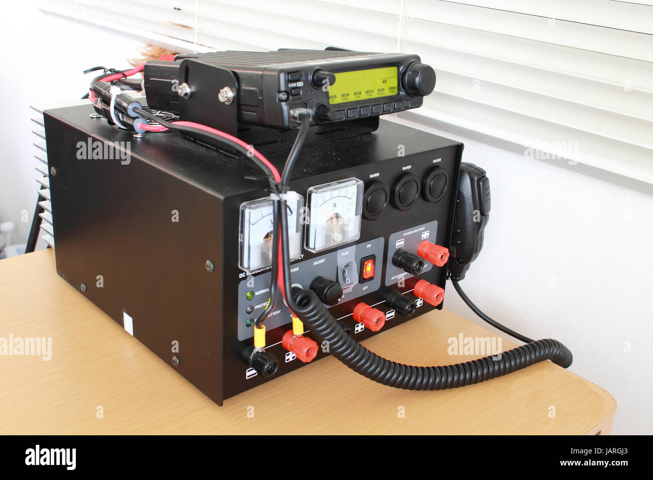 CB radio station Stock Photo - Alamy
