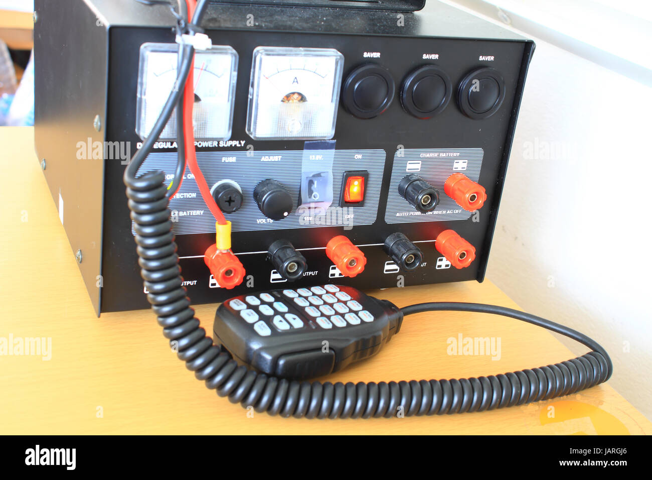 CB radio station Stock Photo - Alamy