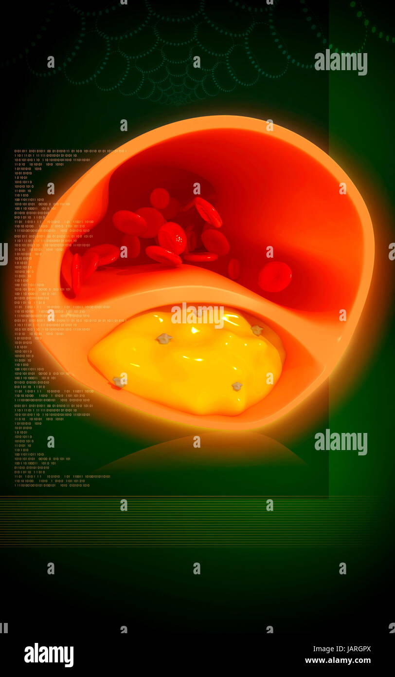 cholesterol abstract Stock Photo