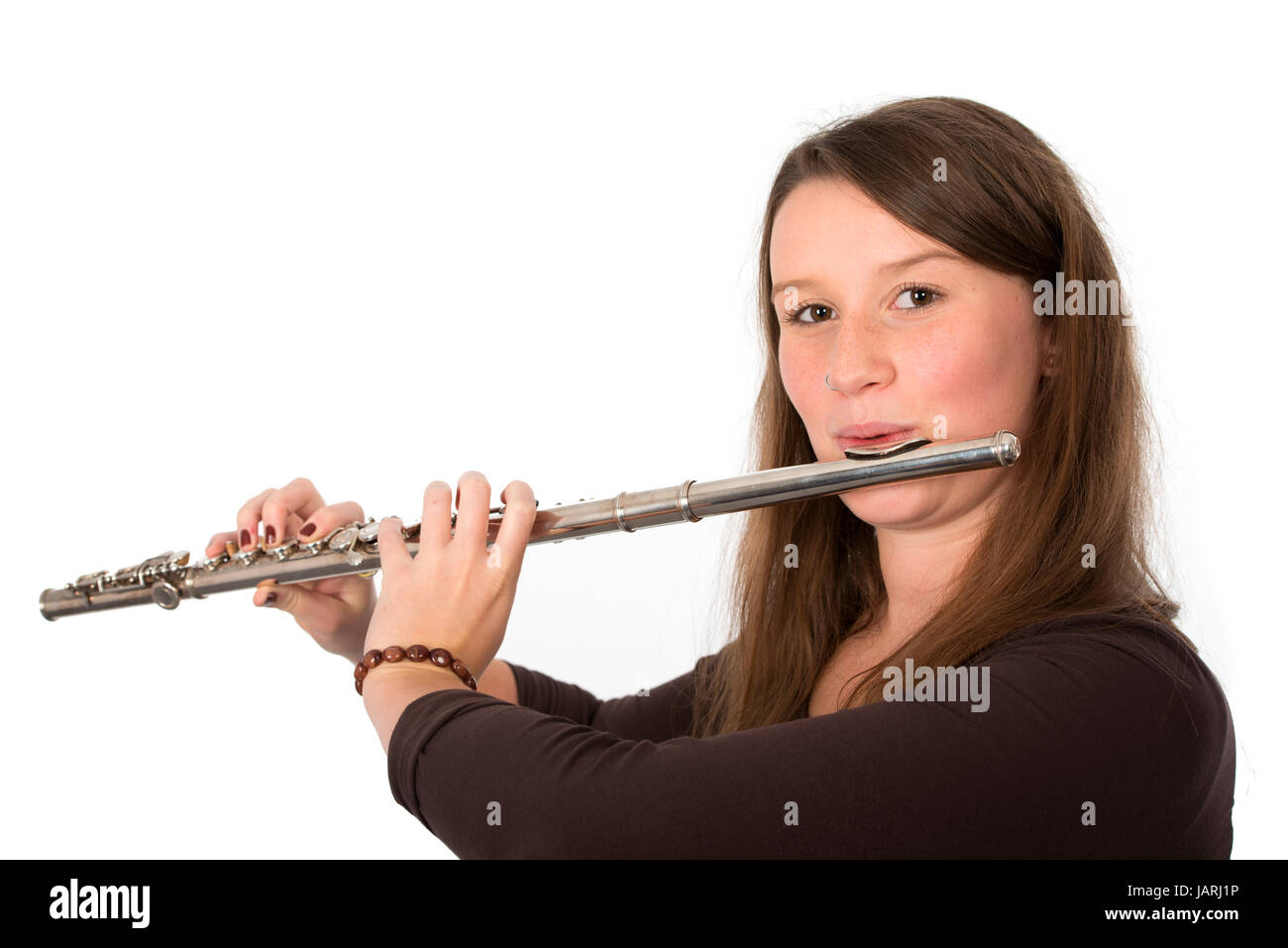 A person who plays the flute deals