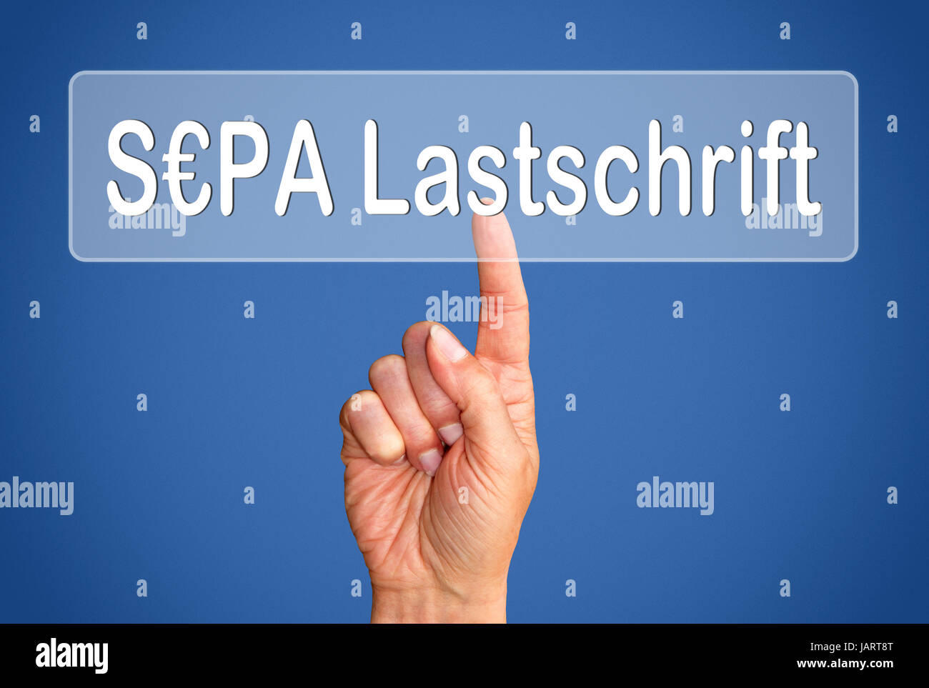 SEPA Lastschrift Stock Photo