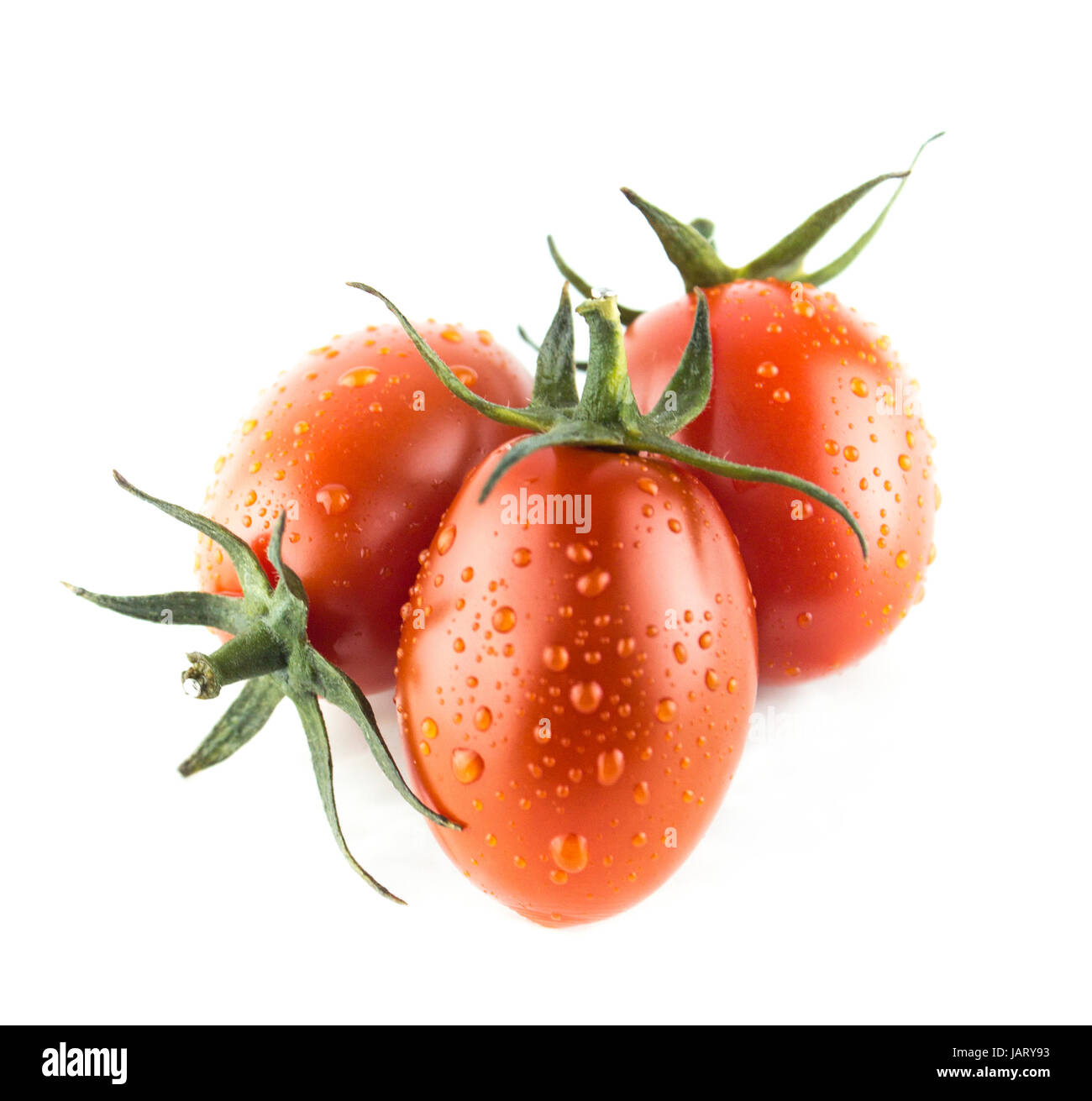 fresh cherry tomatoes with water drops Stock Photo - Alamy