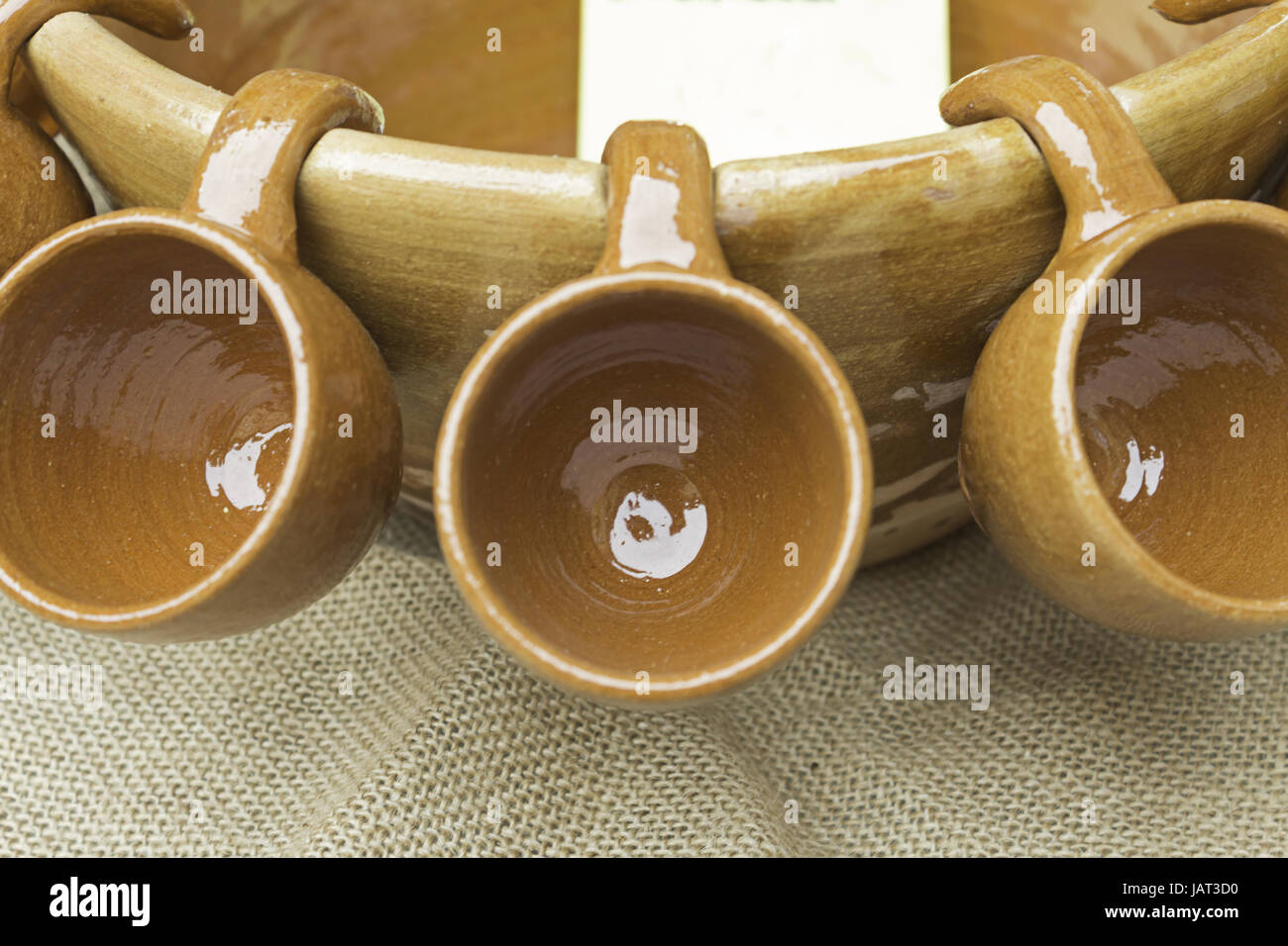 Ceramic cups to drink in bar, celebration Stock Photo Alamy